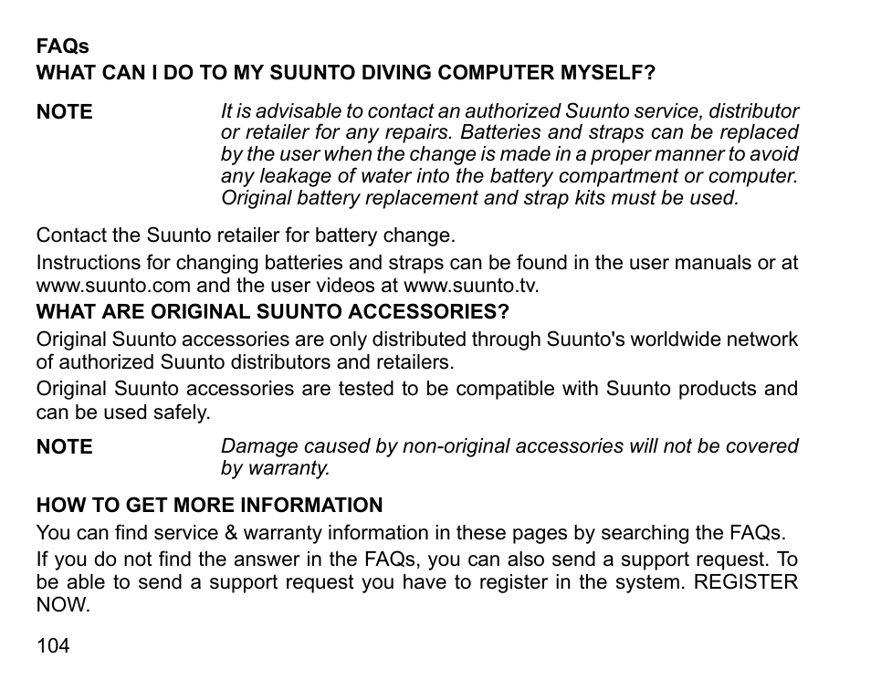 SUUNTO D6I User Manual | Page 103 / 130