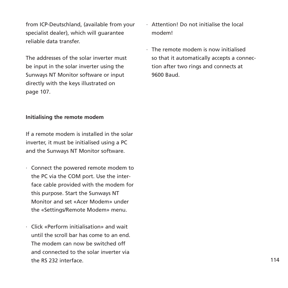 Sunway NT 2600 User Manual | Page 38 / 76