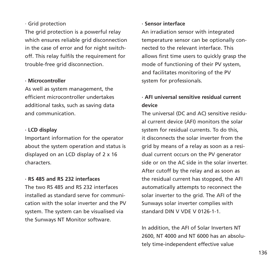 Sunway NT 2600 User Manual | Page 60 / 76