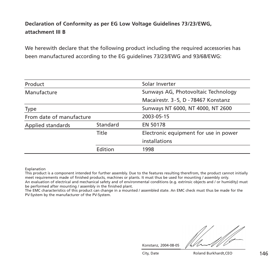 Sunway NT 2600 User Manual | Page 70 / 76