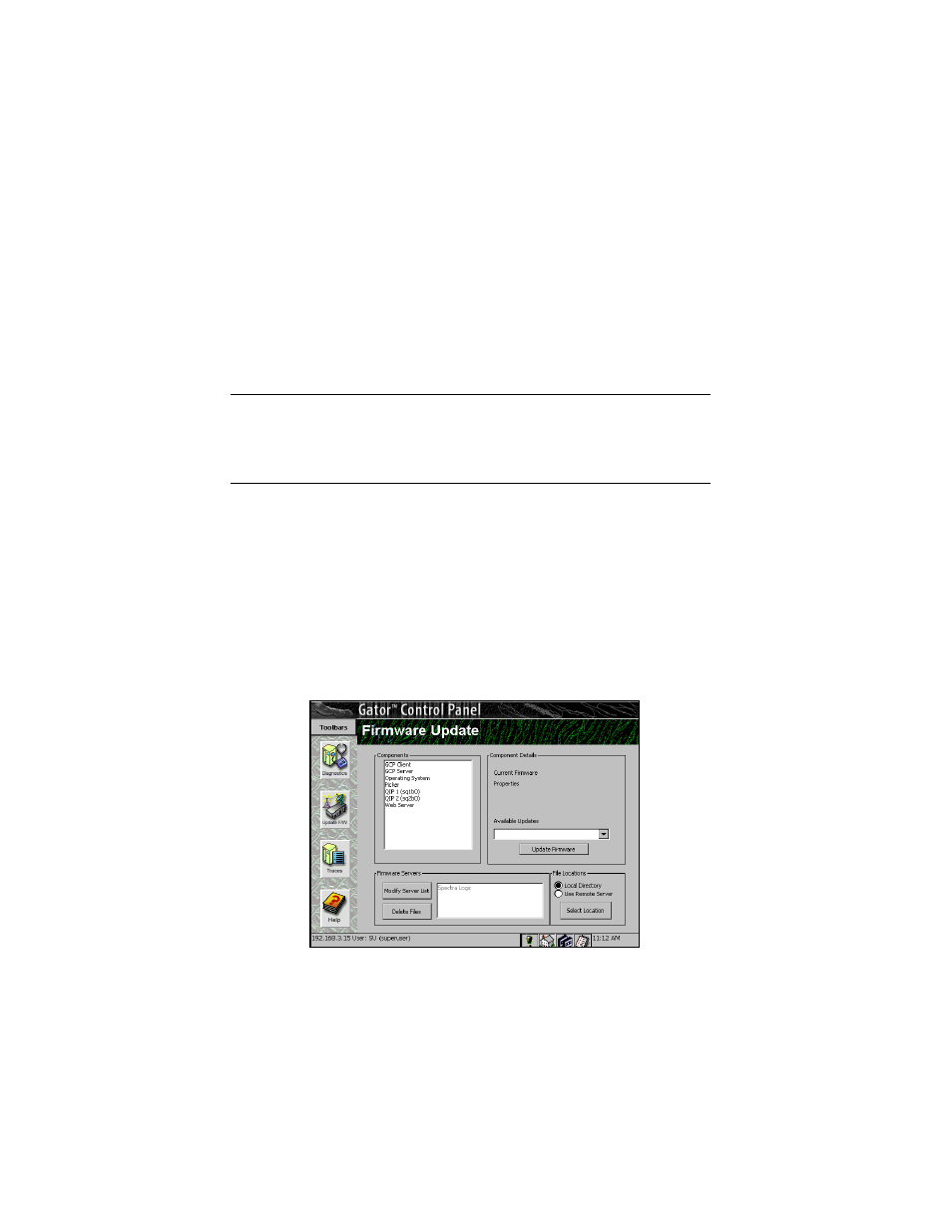 Checking diagnostics, Updating firmware | Spectra Logic Spectra 12000 User Manual | Page 123 / 190