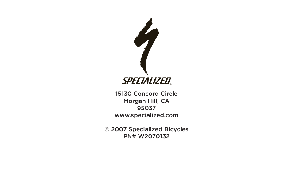 Specialized Enduro Home Gym User Manual | Page 22 / 22