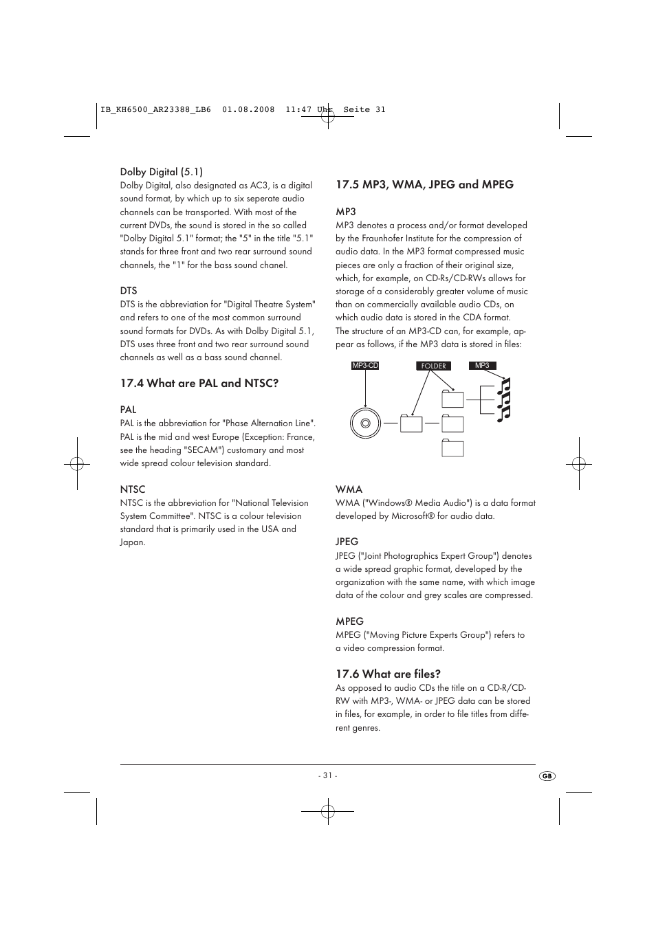 Silvercrest KH6500-06/08-V1 User Manual | Page 33 / 36
