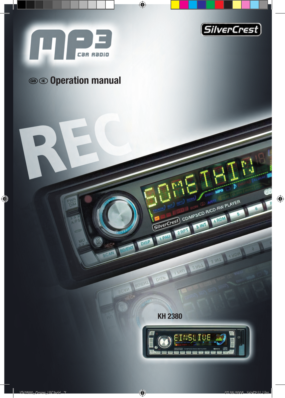 Silvercrest KH 2380 User Manual | 30 pages