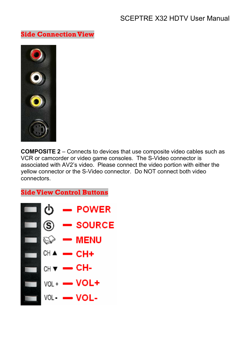 Sceptre Technologies X32 User Manual | Page 12 / 107