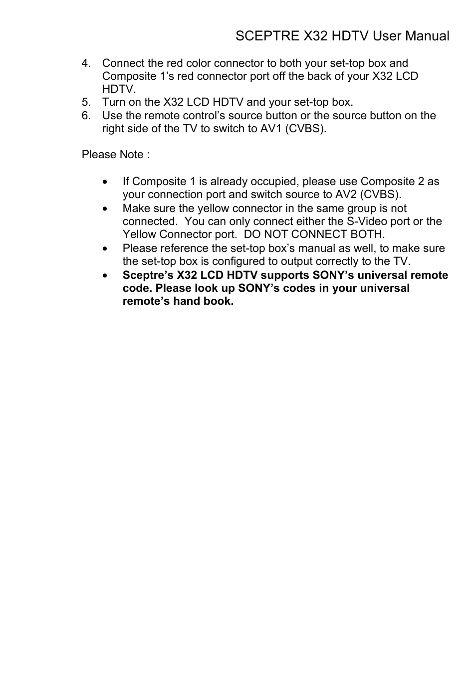 Sceptre Technologies X32 User Manual | Page 34 / 107