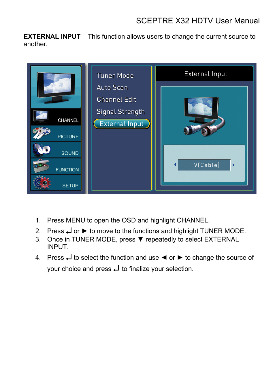 Sceptre Technologies X32 User Manual | Page 48 / 107