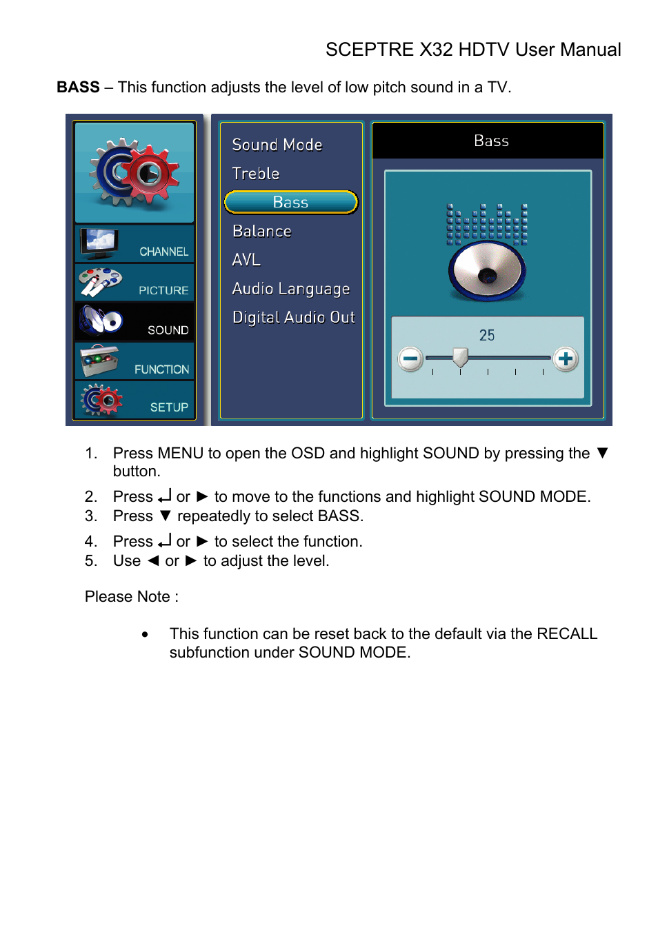 Sceptre Technologies X32 User Manual | Page 61 / 107