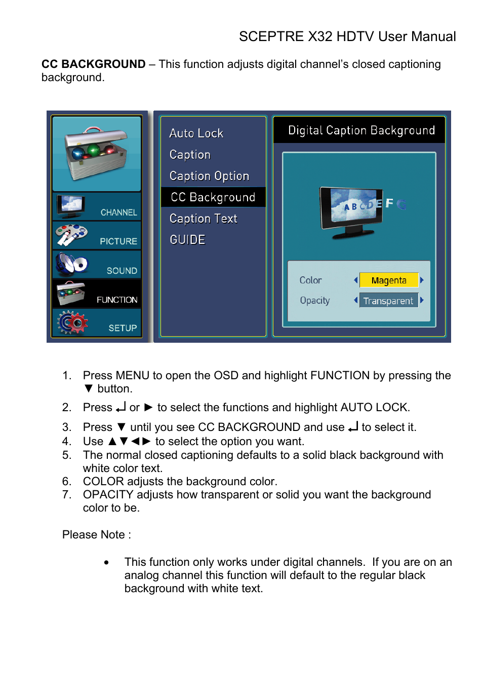 Sceptre Technologies X32 User Manual | Page 74 / 107