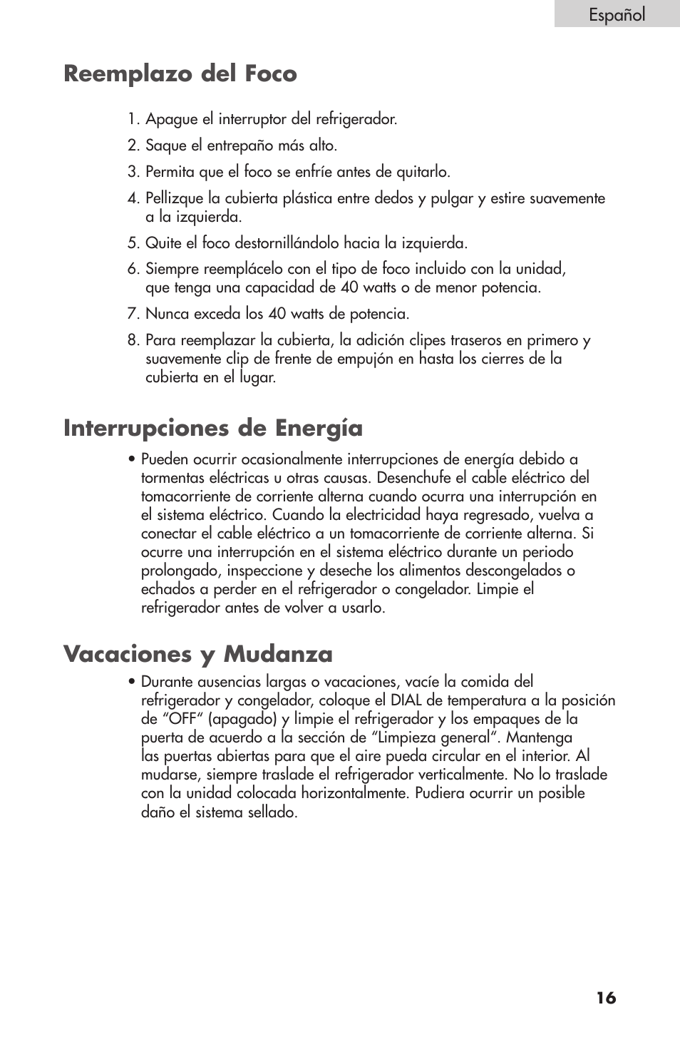 Summit FF-1074W User Manual | Page 53 / 56