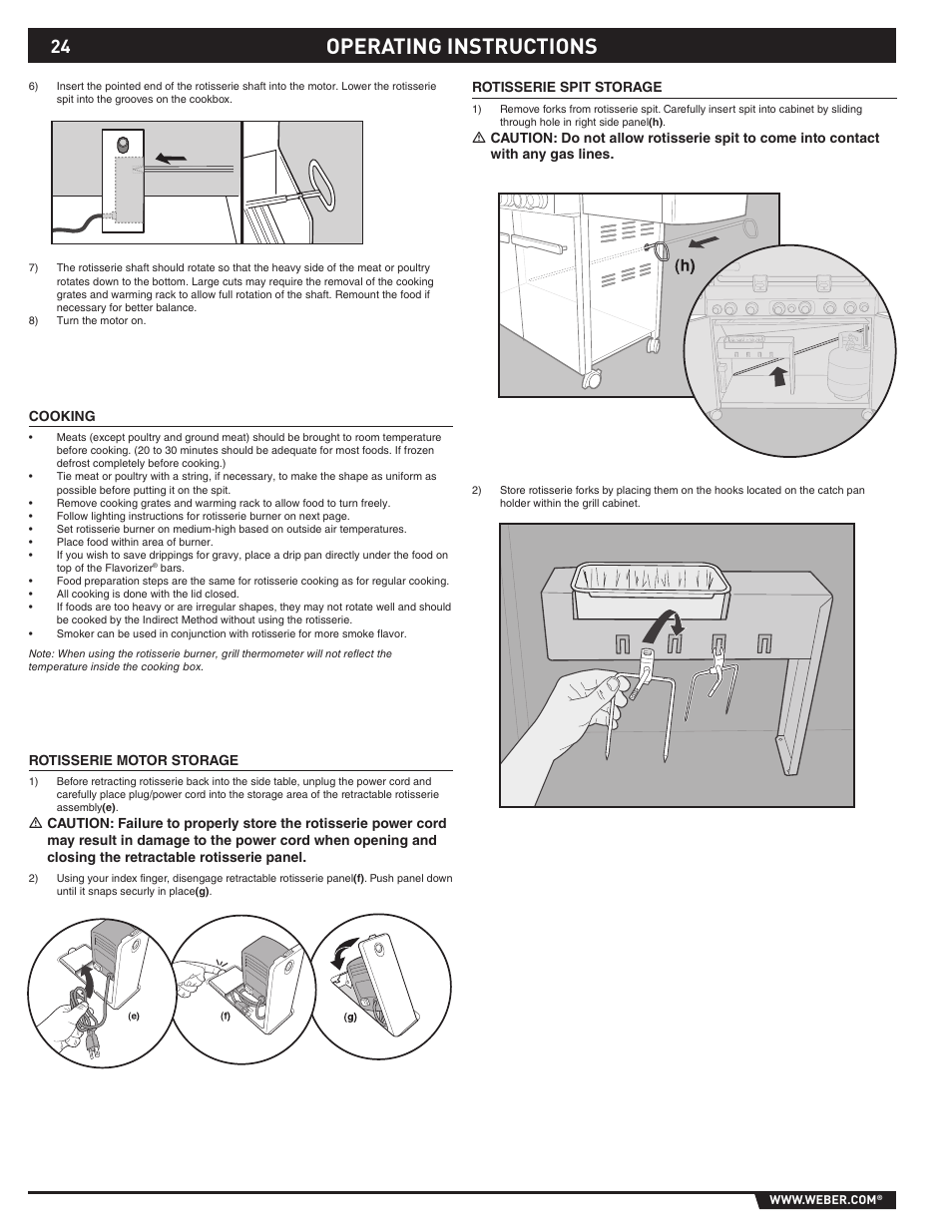 Operating instructions | Summit E/S-620/650 User Manual | Page 24 / 84
