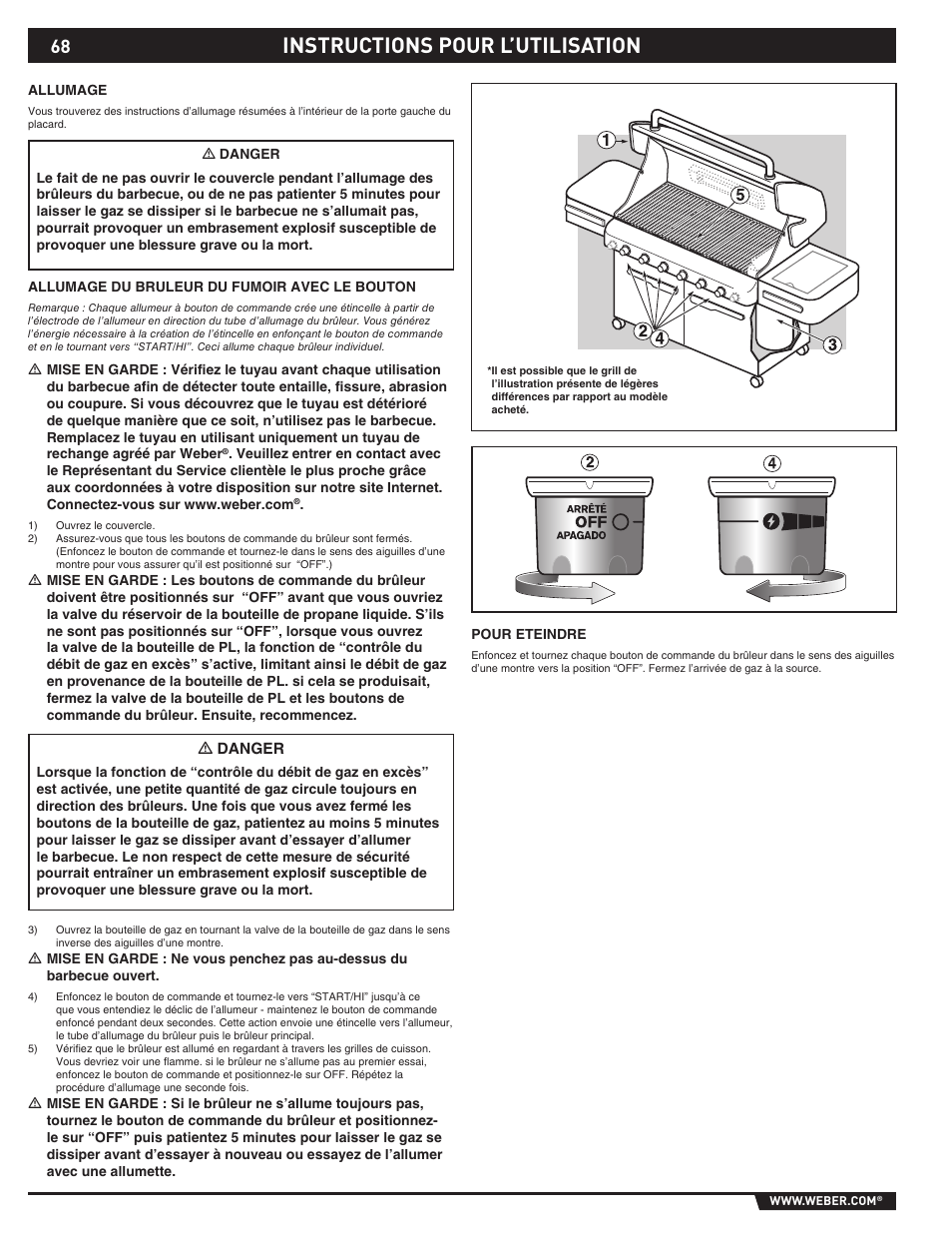 Instructions pour l’utilisation | Summit E/S-620/650 User Manual | Page 68 / 84