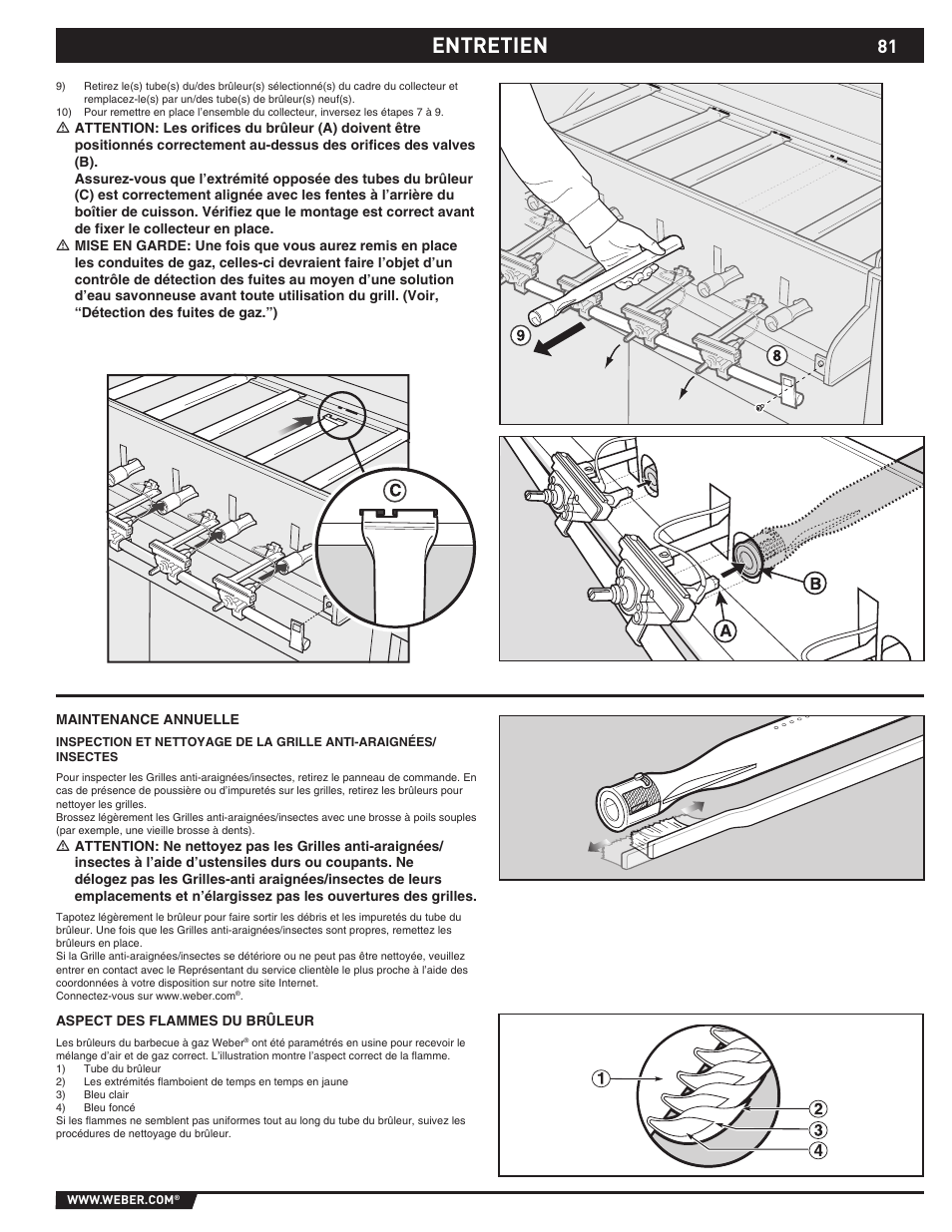Entretien | Summit E/S-620/650 User Manual | Page 81 / 84