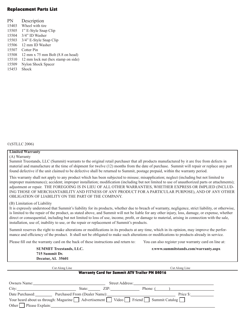 Summit 84018 User Manual | Page 5 / 6