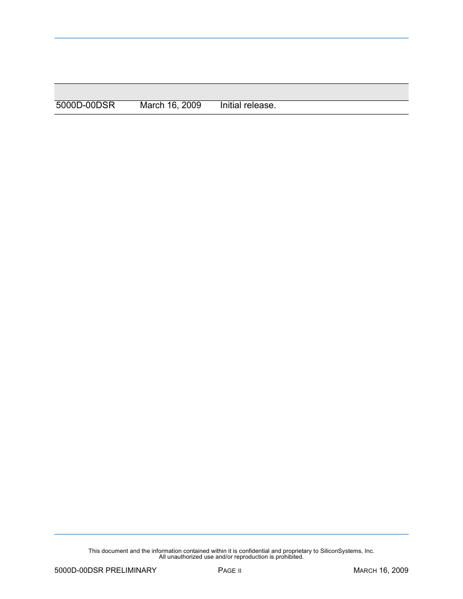 Revision history | Silicon Valley Peripherals SiliconDrive SSD-D0120PI-5000 User Manual | Page 2 / 26
