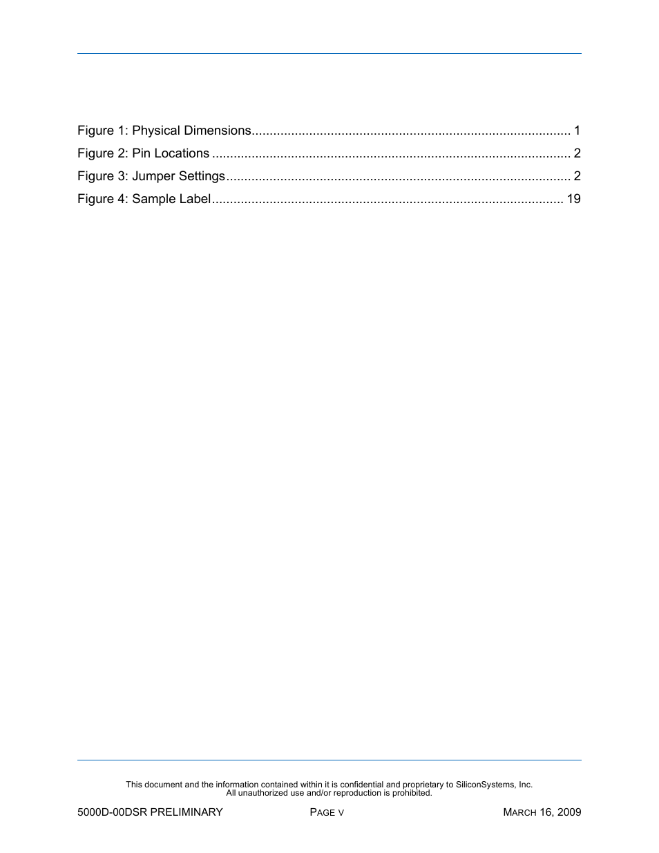 List of figures, Igures | Silicon Valley Peripherals SiliconDrive SSD-D0120PI-5000 User Manual | Page 5 / 26