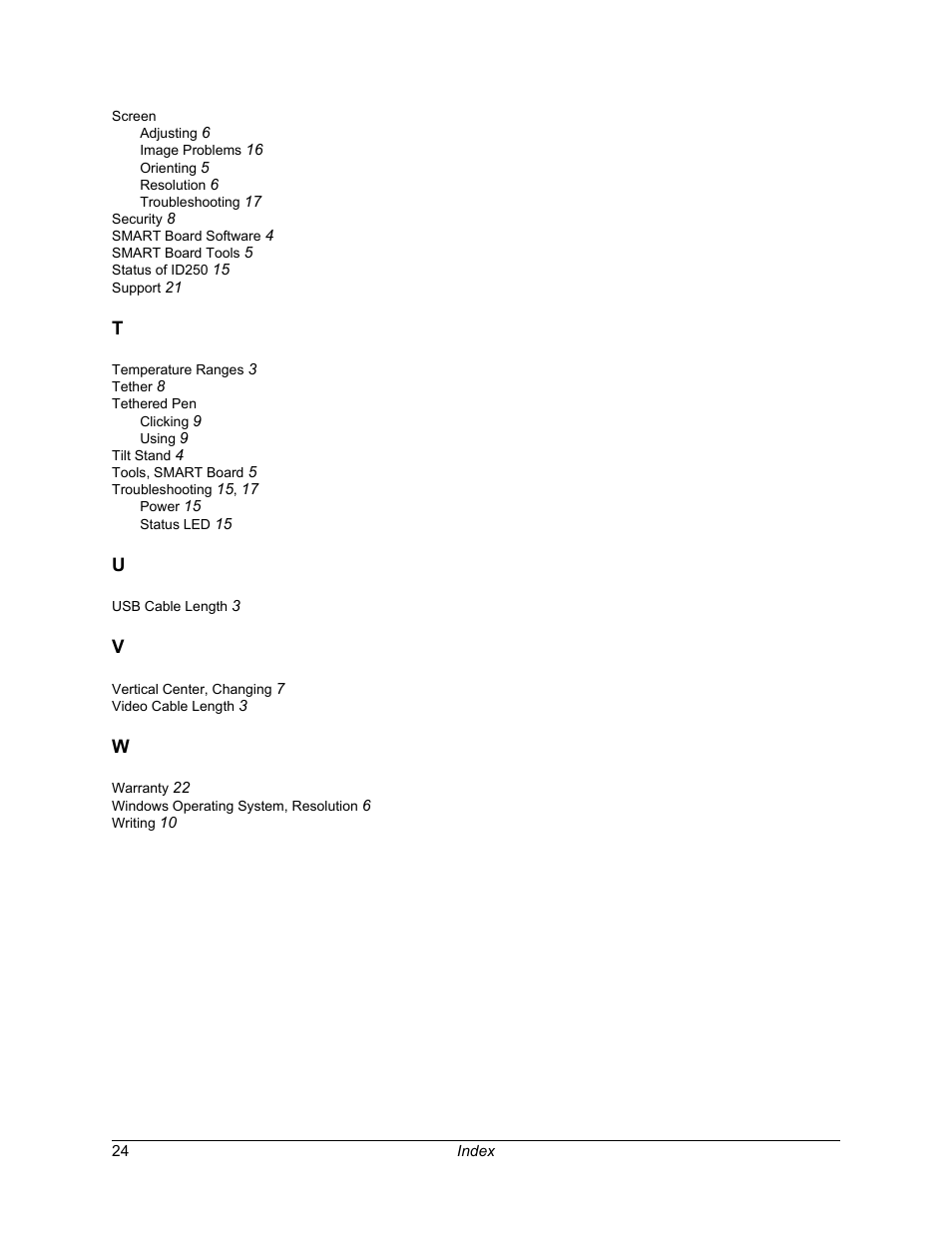 Smart Technologies Sympodium ID250 User Manual | Page 30 / 31