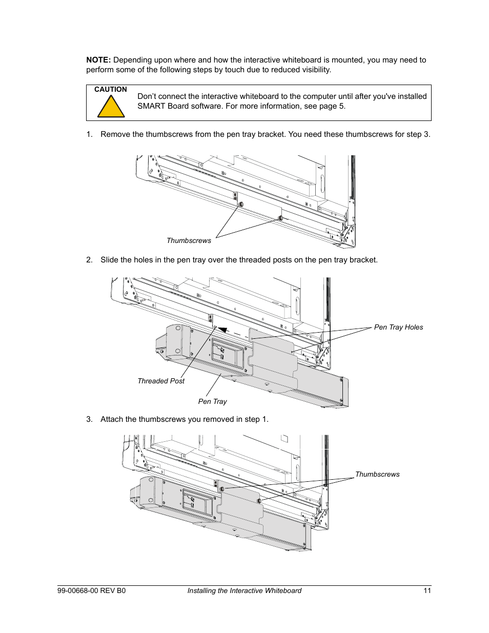 Smart Technologies Smart Board For Flat-PanelDisplays 99-00668-00 User Manual | Page 19 / 40