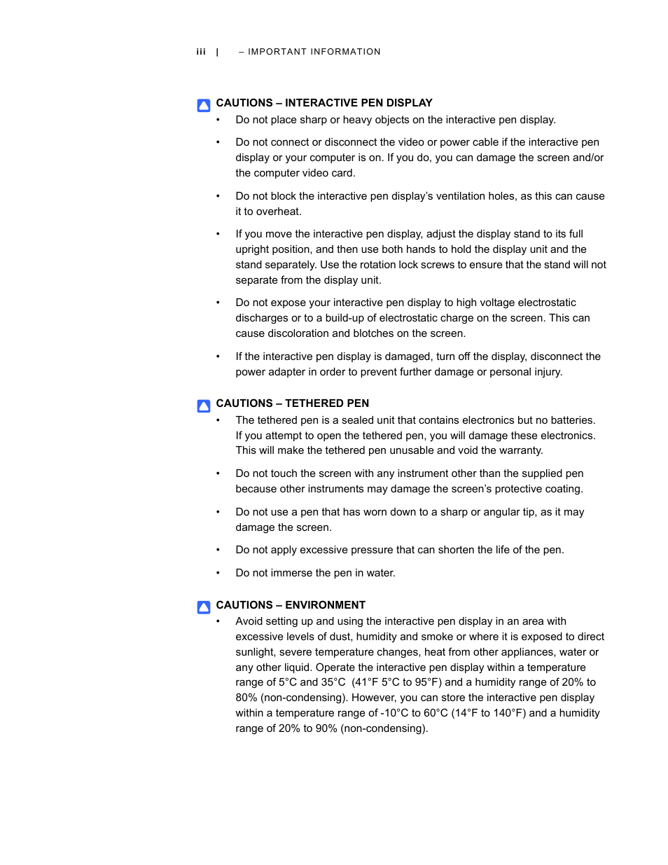 Smart Technologies ID422w User Manual | Page 5 / 66