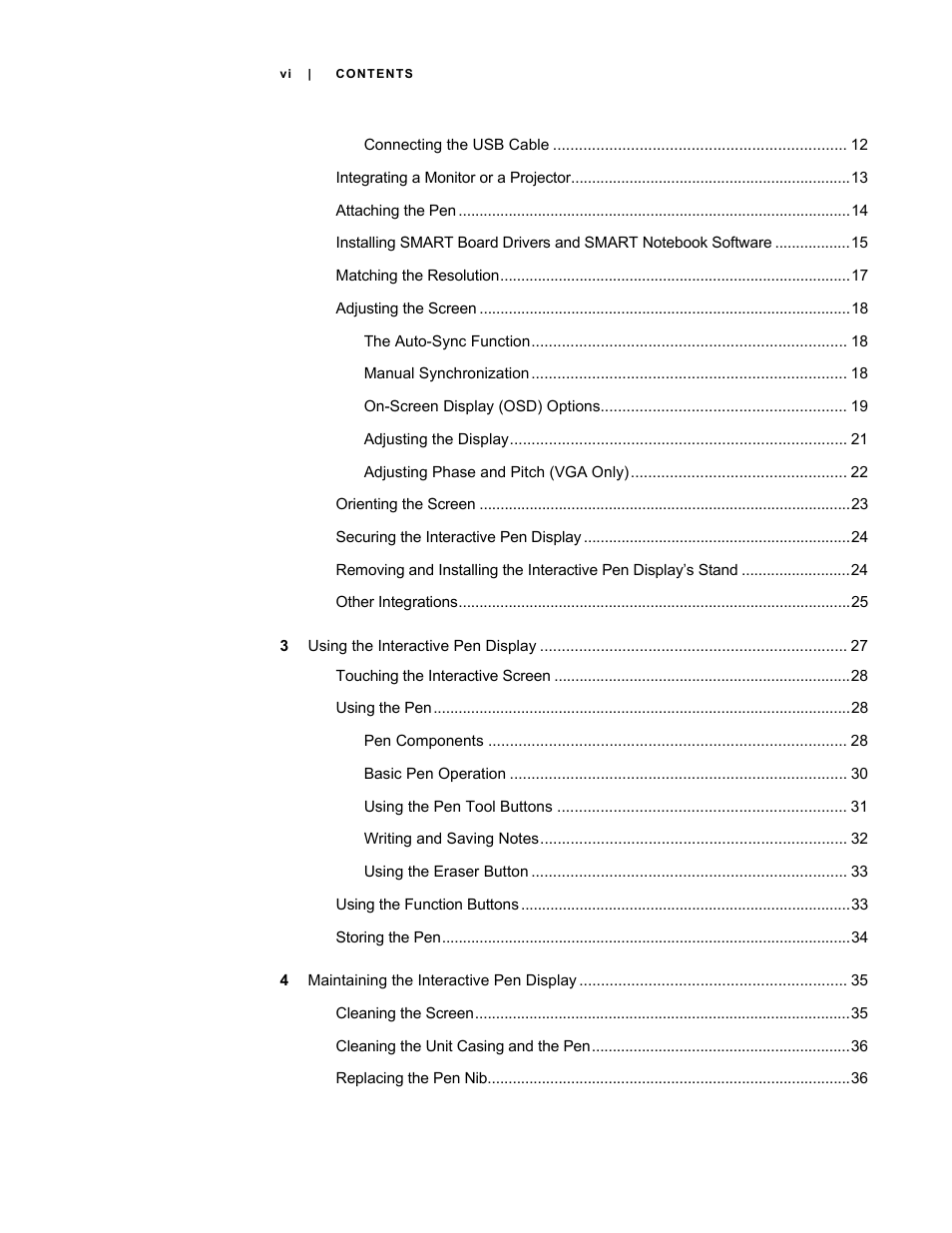 Smart Technologies ID422w User Manual | Page 8 / 66