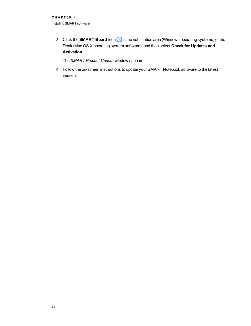 Smart Technologies Smart Board 6055i/8055i SMP/8055ie-SMP User Manual | Page 33 / 96