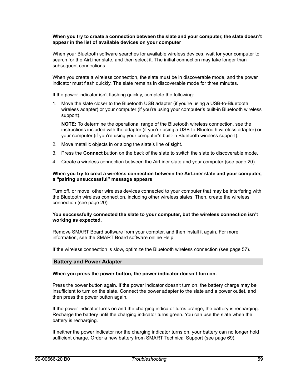 Smart Technologies AIRLINER WIRELESS SLATE WS100 User Manual | Page 67 / 84