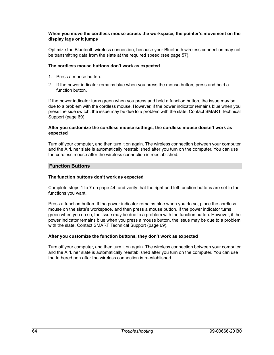 Smart Technologies AIRLINER WIRELESS SLATE WS100 User Manual | Page 72 / 84