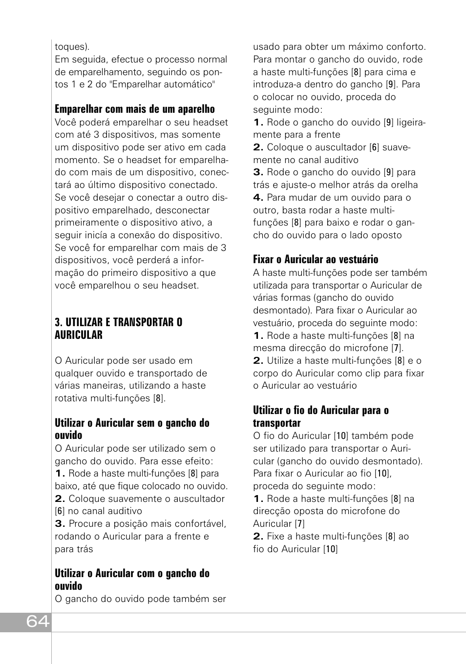 Southwing SH505 User Manual | Page 64 / 74