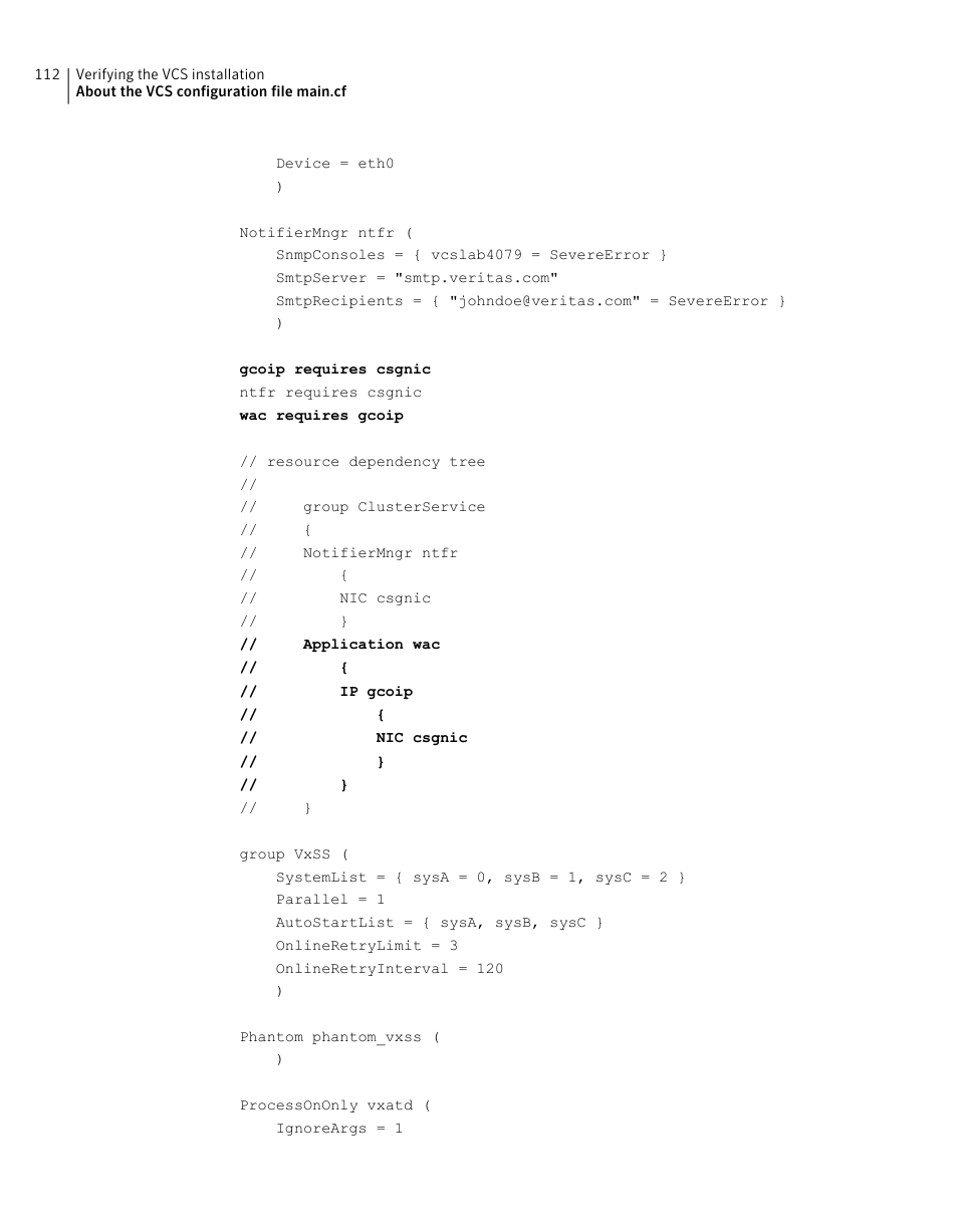 Symantec Veritas 5 User Manual | Page 112 / 176