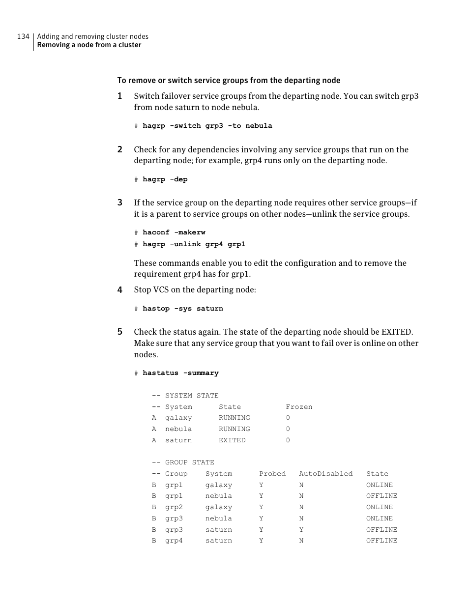 Symantec Veritas 5 User Manual | Page 134 / 176