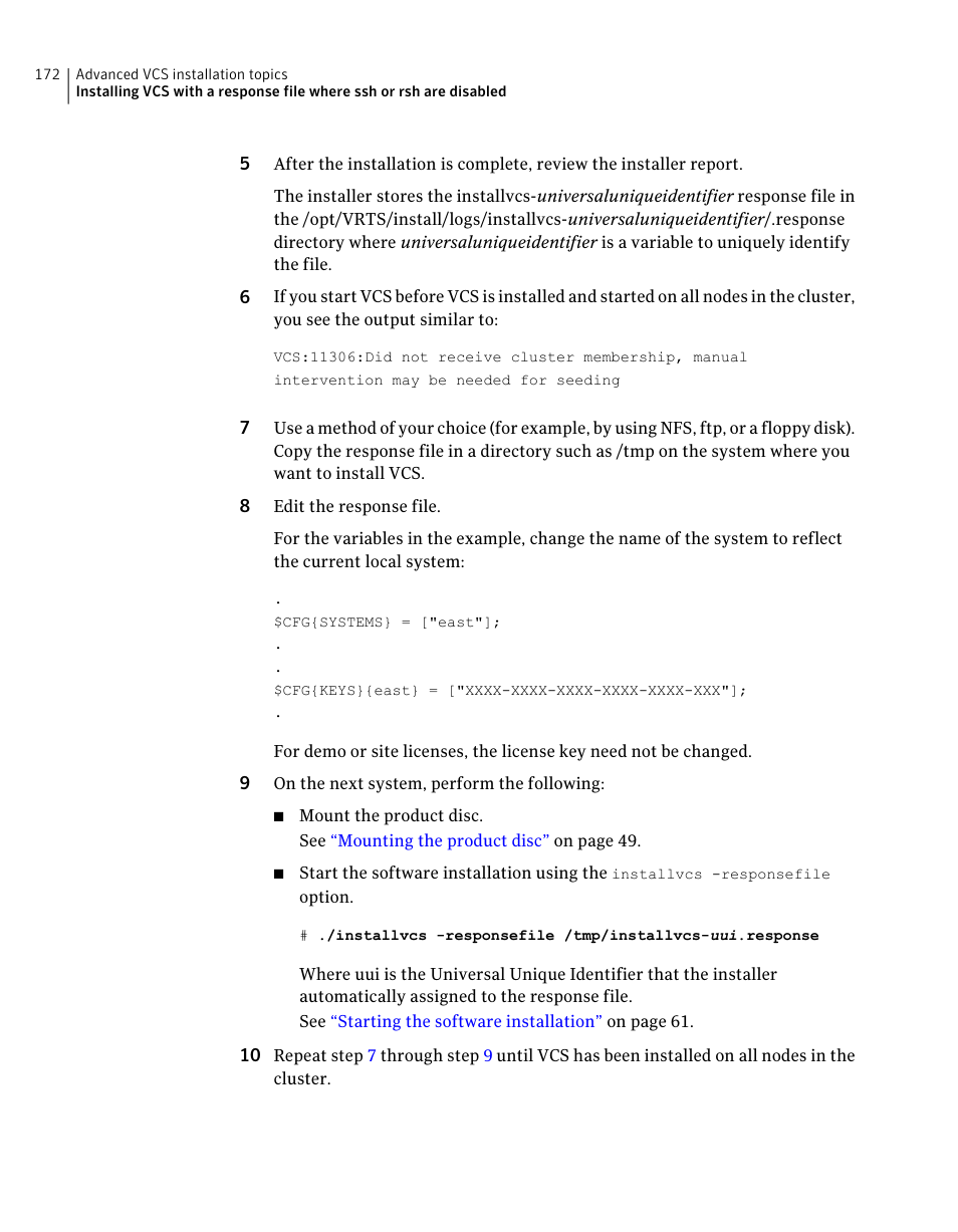 Symantec Veritas 5 User Manual | Page 172 / 176