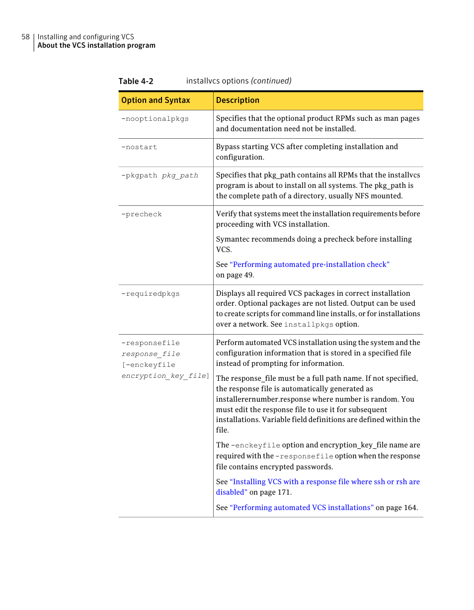 Symantec Veritas 5 User Manual | Page 58 / 176