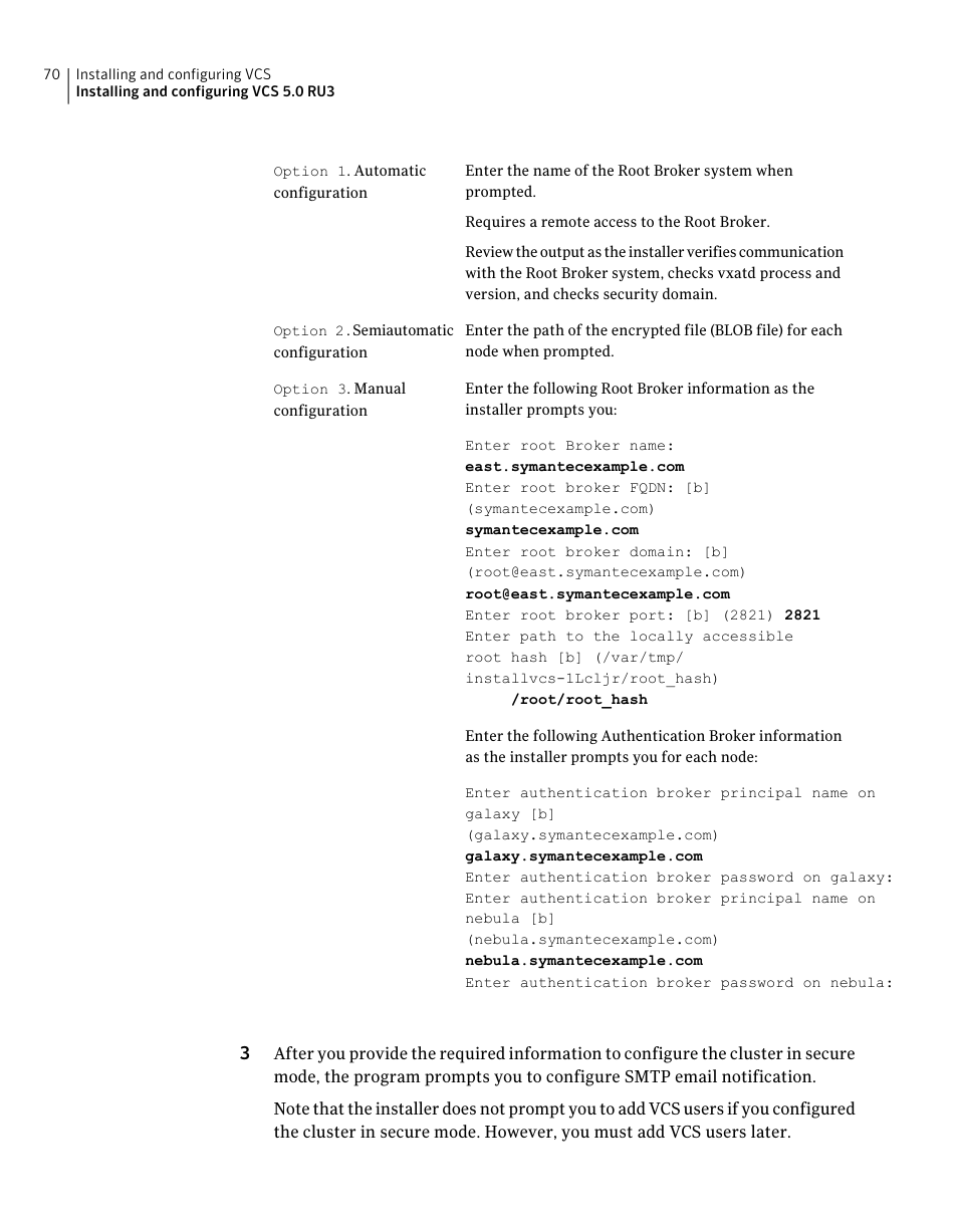 Symantec Veritas 5 User Manual | Page 70 / 176