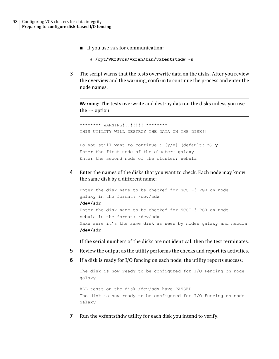 Symantec Veritas 5 User Manual | Page 98 / 176