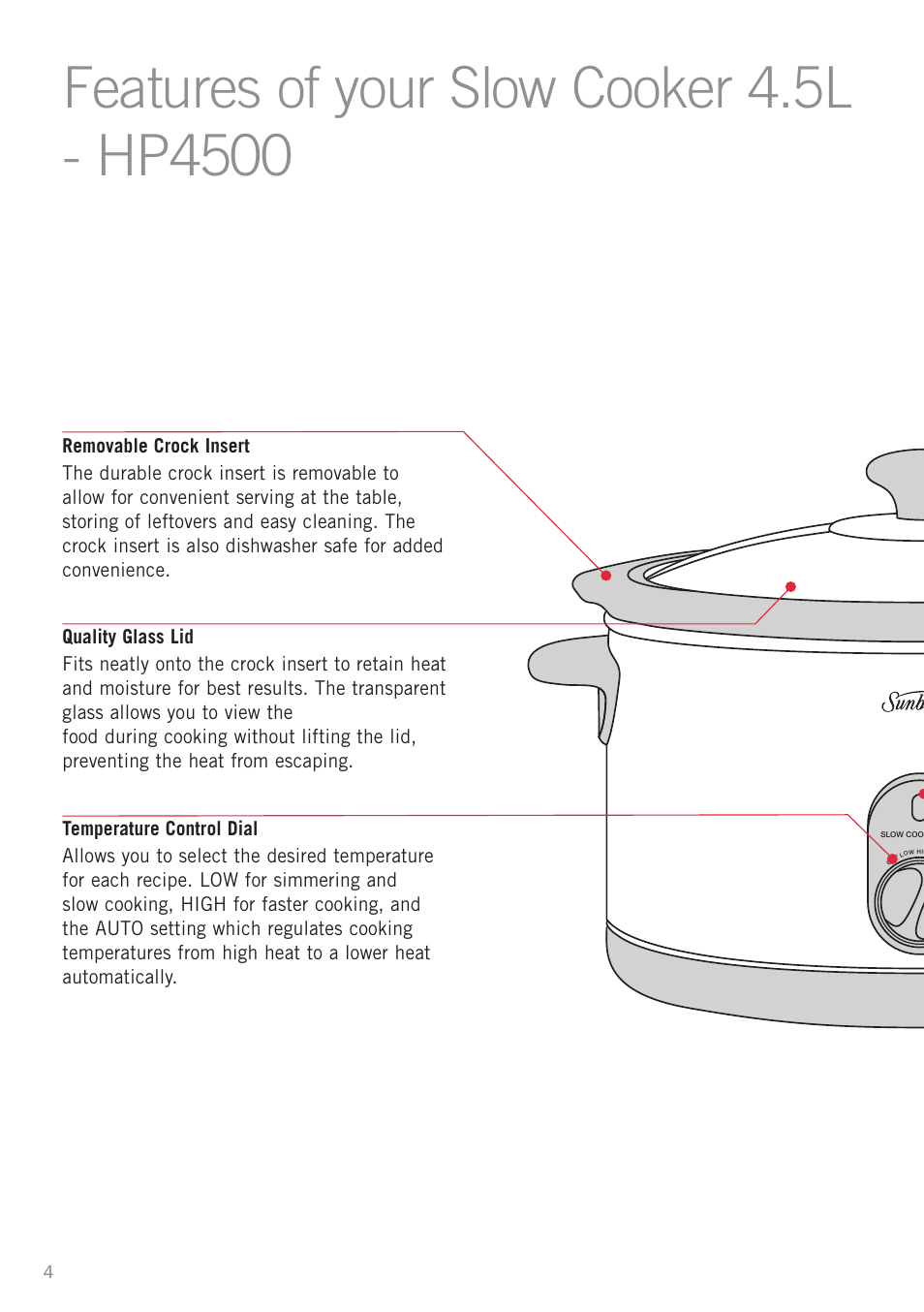 Sunbeam HP5500 User Manual | Page 6 / 25