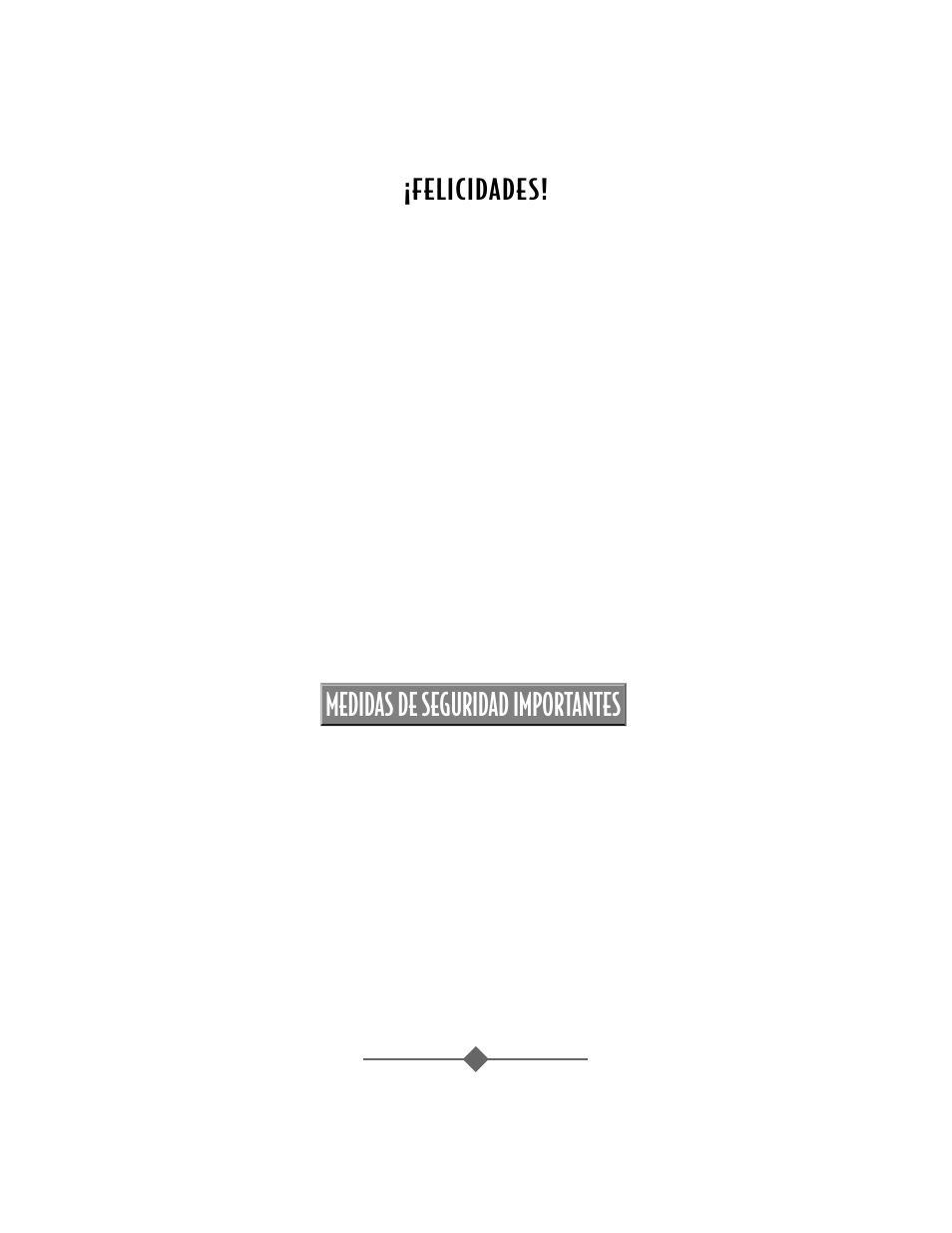 Medidas de seguridad importantes, Felicidades | Sunbeam 4742 User Manual | Page 34 / 64