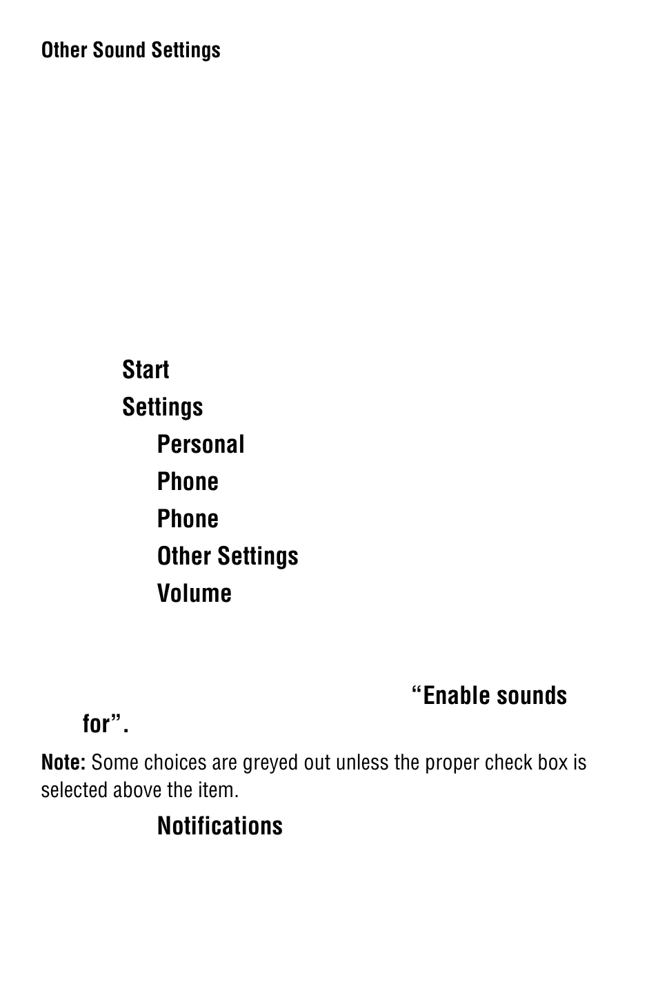 Other sound settings | Samsung SPH i700 User Manual | Page 42 / 186
