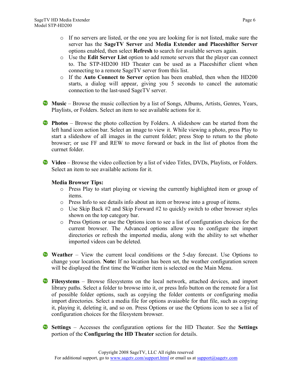 Sager Electronics STP-HD200 User Manual | Page 6 / 12