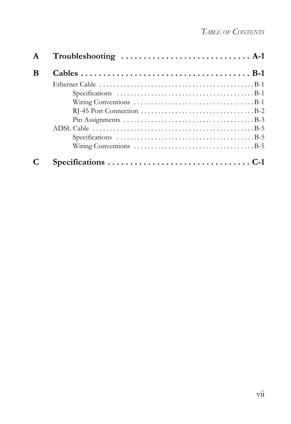 SMC Networks Barricade SMC7908VoWBRA2 User Manual | Page 11 / 151