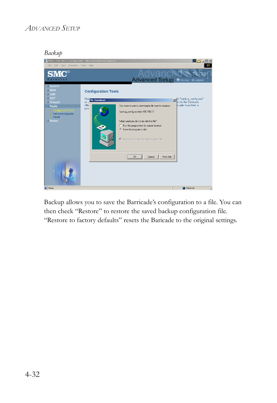 SMC Networks SMC Barricade SMC7004VBR User Manual | Page 60 / 122