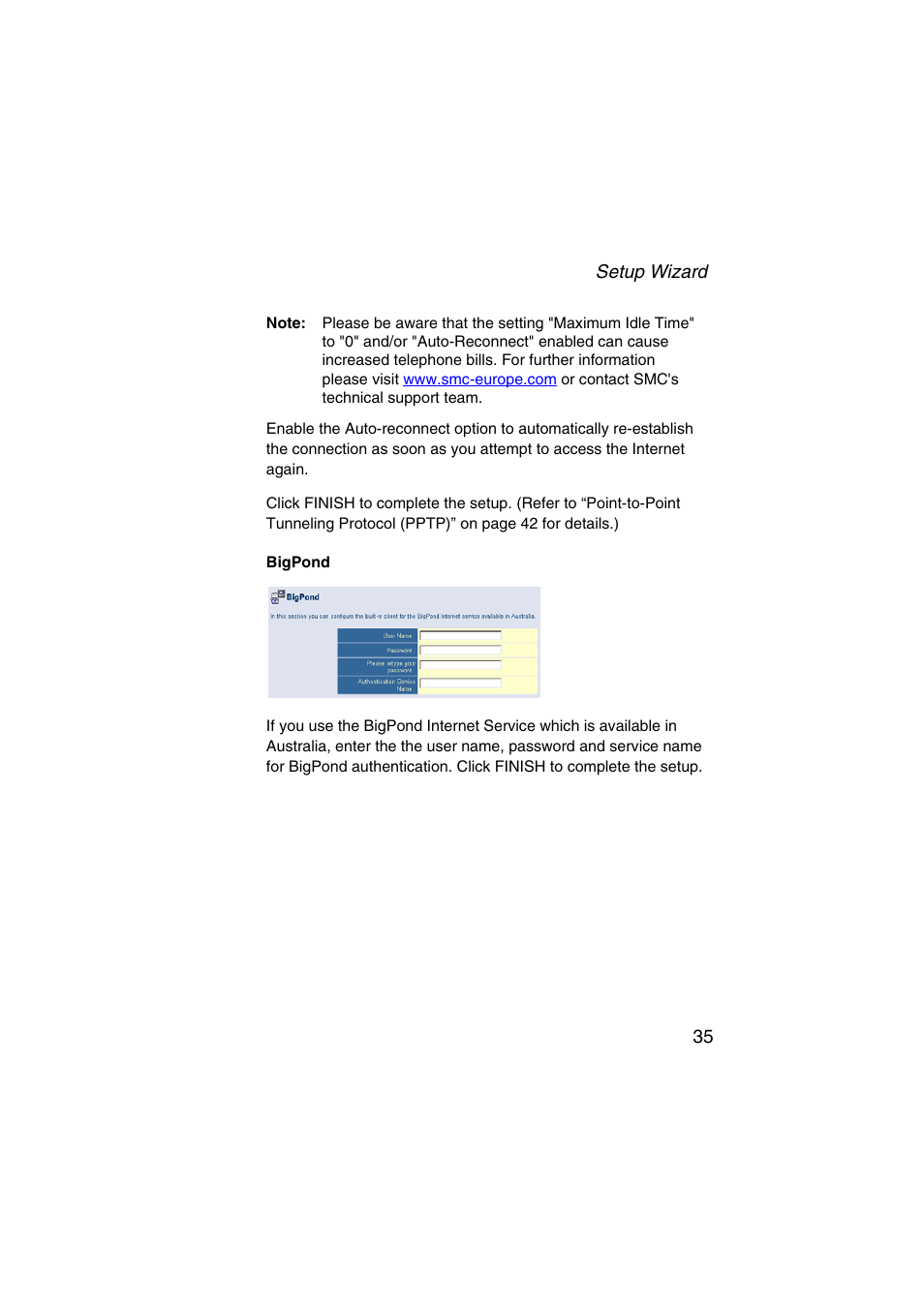 SMC Networks Barricade SMC7004VWBR V.2 User Manual | Page 39 / 82