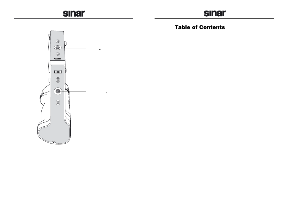 Sinar m 493.03.000 User Manual | Page 3 / 14