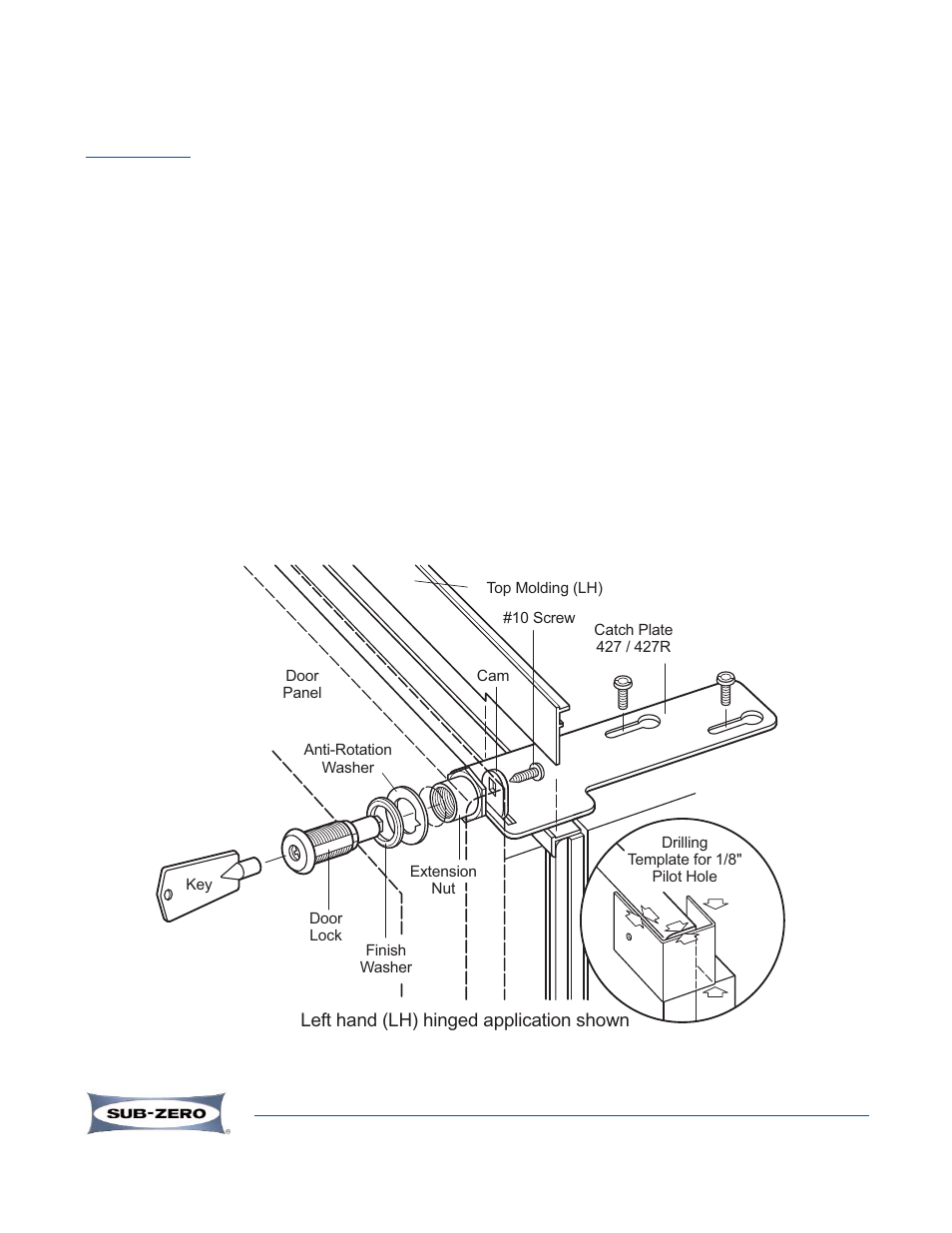 Sub-Zero 3756430 User Manual | 1 page