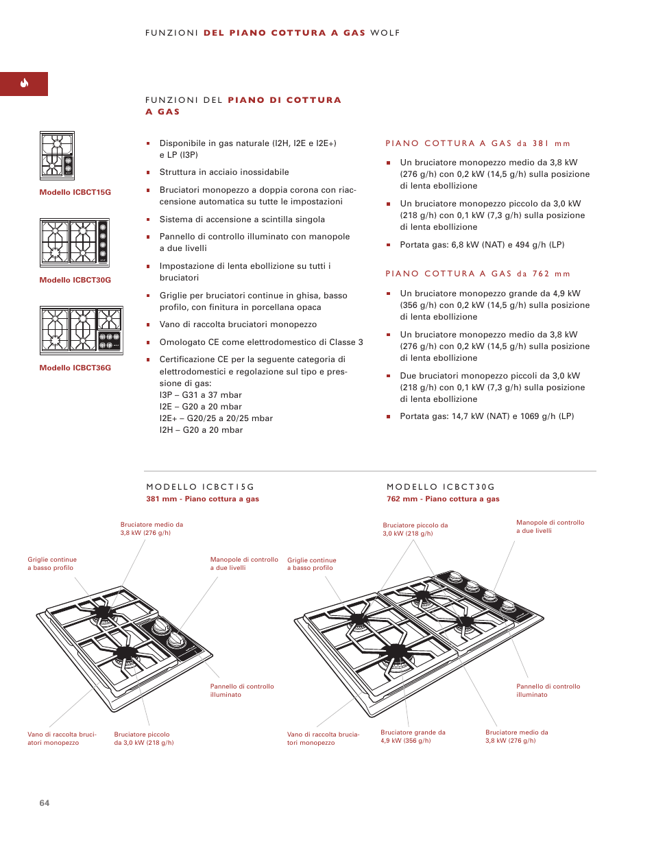 Sub-Zero ICBCT15G User Manual | Page 64 / 94