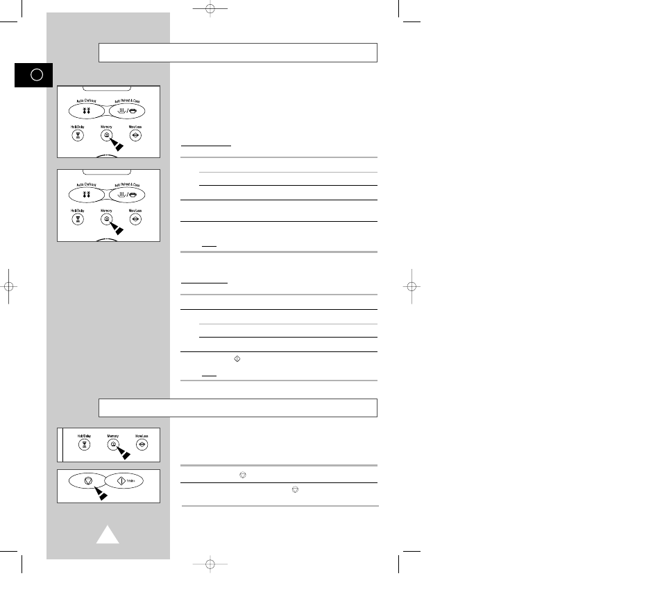 Using the demonstration mode | Samsung CE-115KSR User Manual | Page 28 / 37
