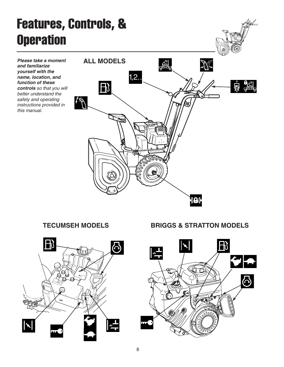 Features, controls, & operation | Simplicity 1694435 User Manual | Page 12 / 32