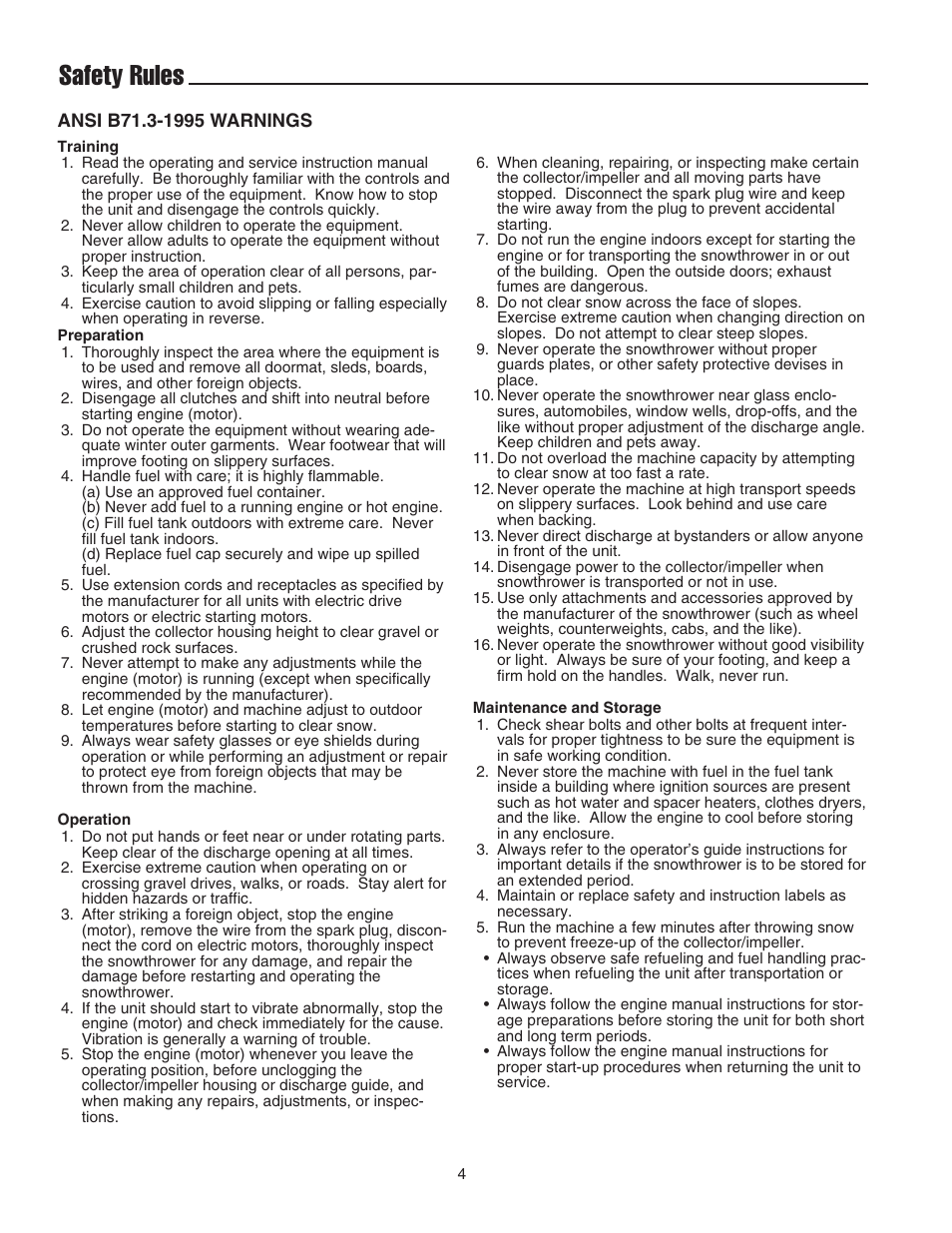 Safety rules | Simplicity 1694435 User Manual | Page 8 / 32