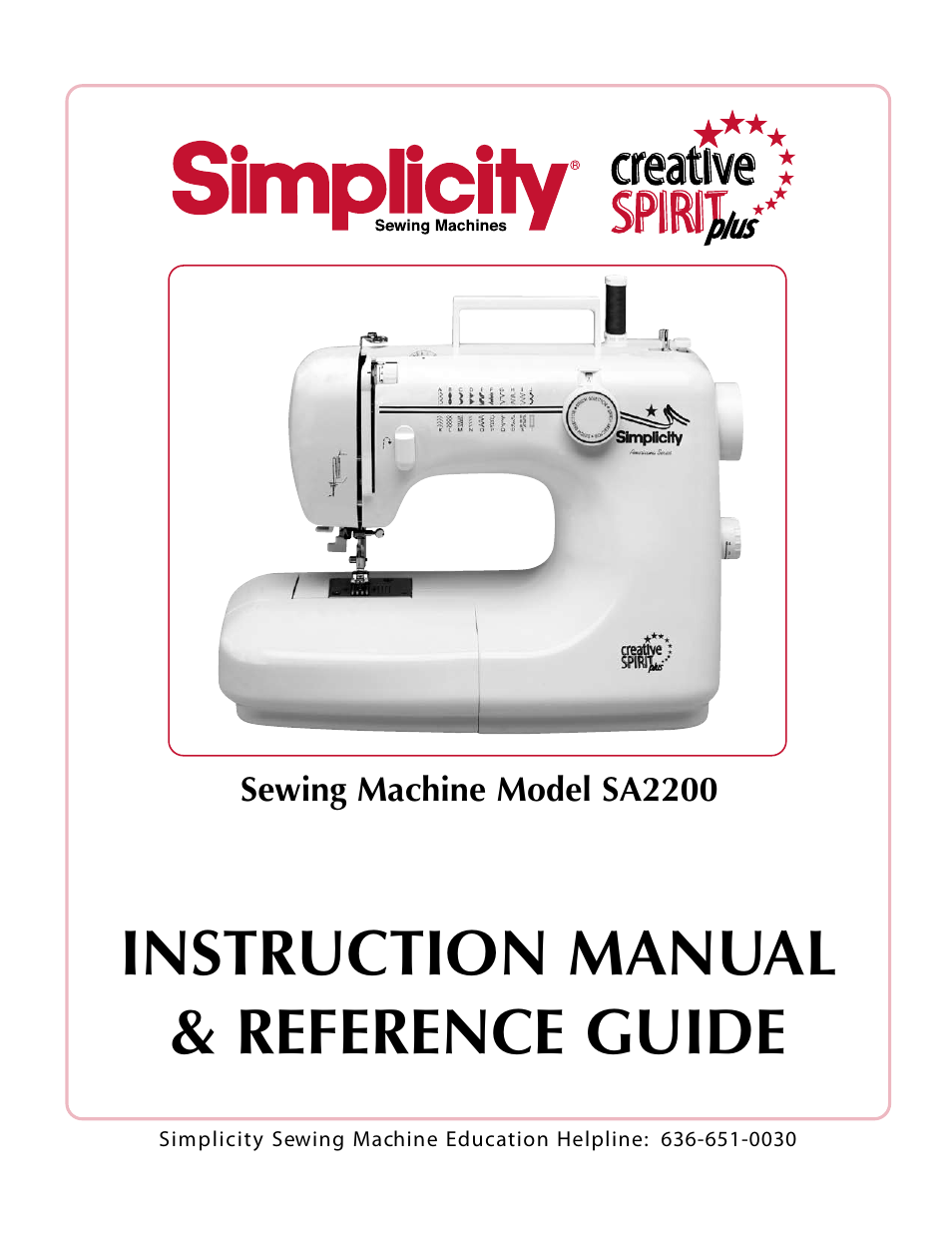 Simplicity SA2200 User Manual | 35 pages