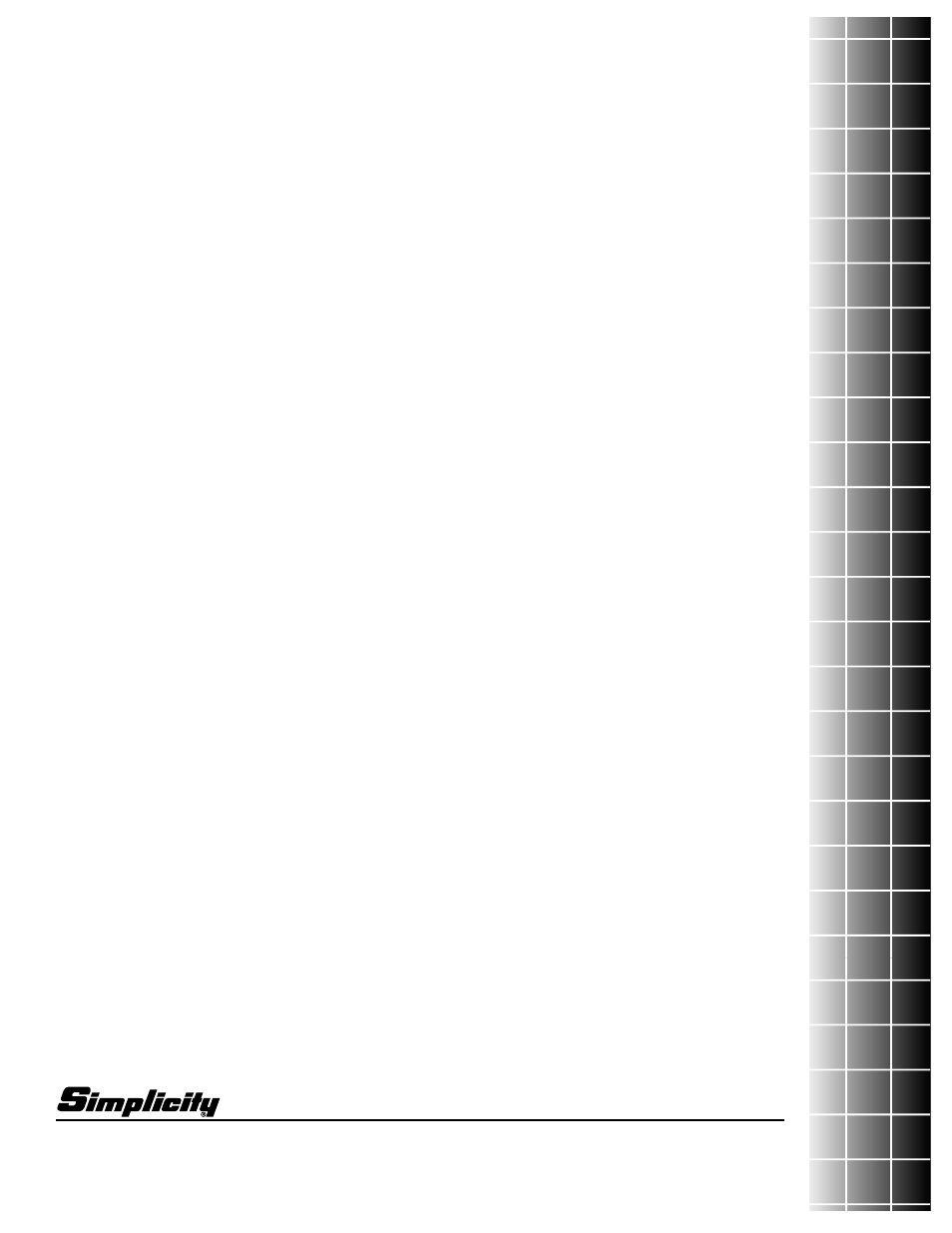 Simplicity LANDLORD 2700 User Manual | Page 2 / 68