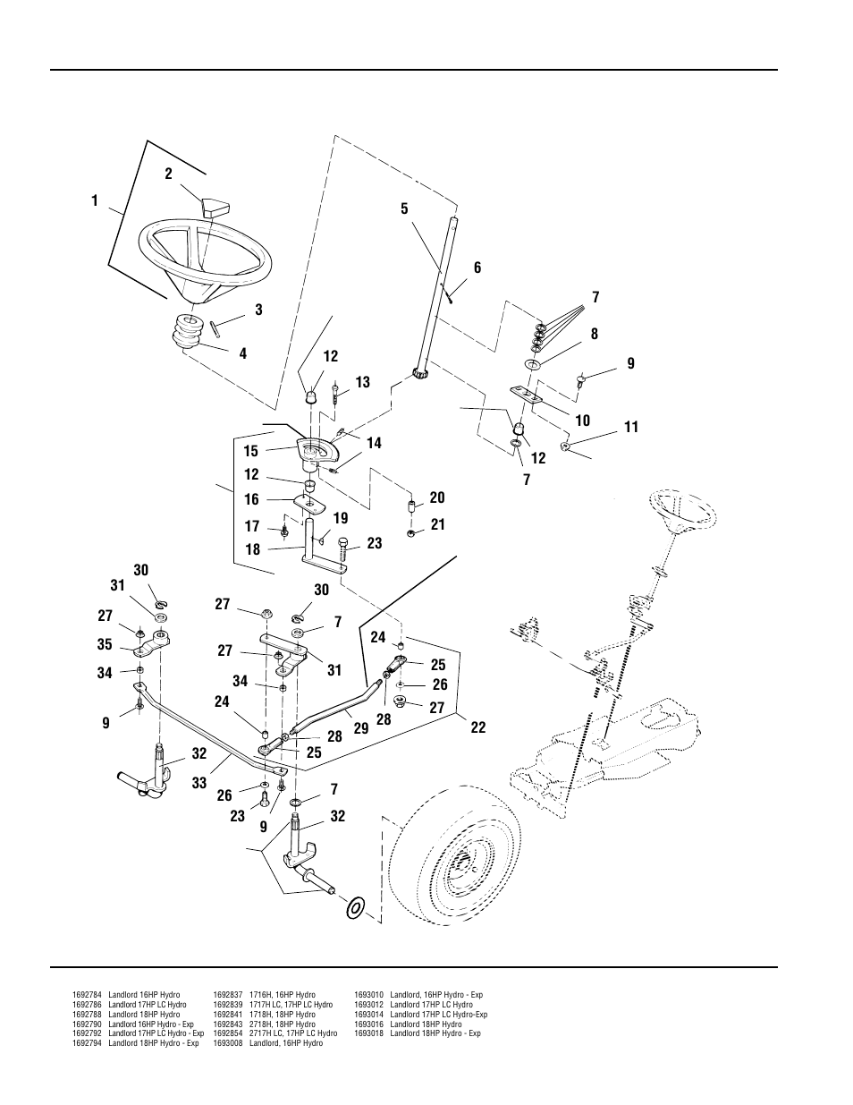 Steering | Simplicity LANDLORD 2700 User Manual | Page 6 / 68